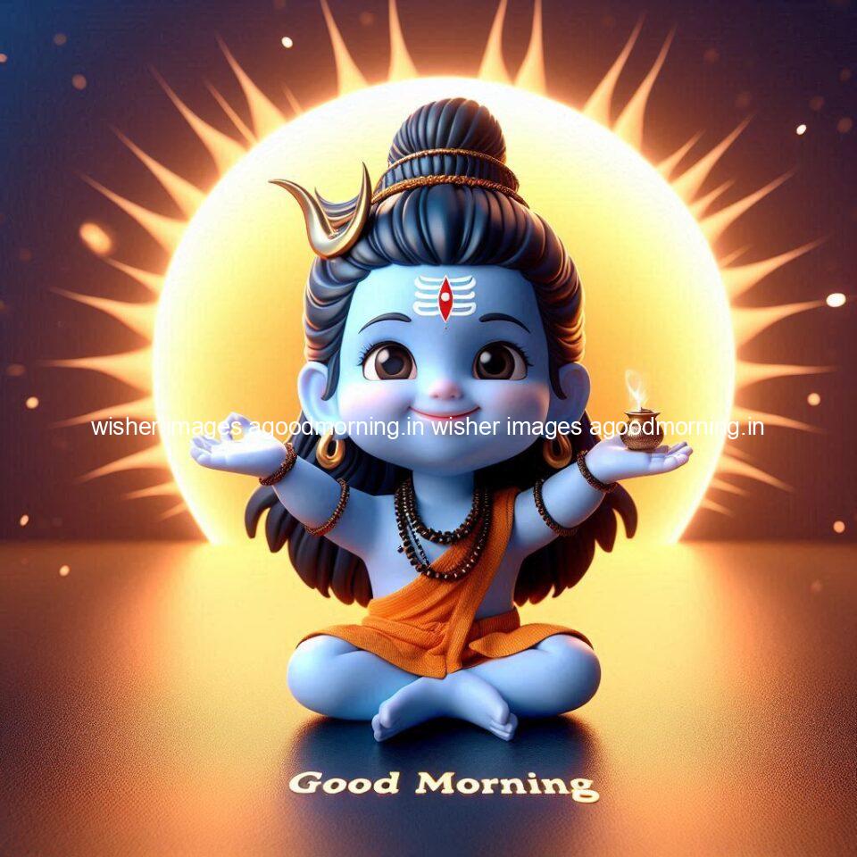 120+ Load shiva Good morning images Free Download & Share 18 load shiva kids good morning shiv images beautiful background behind the shiva sun is placed ()