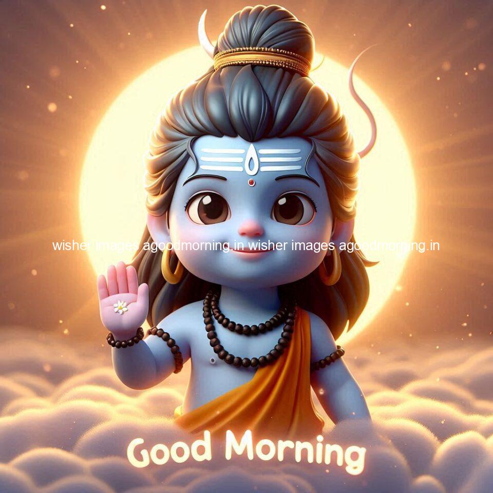 120+ Load shiva Good morning images Free Download & Share 19 load shiva kids good morning shiv images beautiful background behind the shiva sun is placed ()
