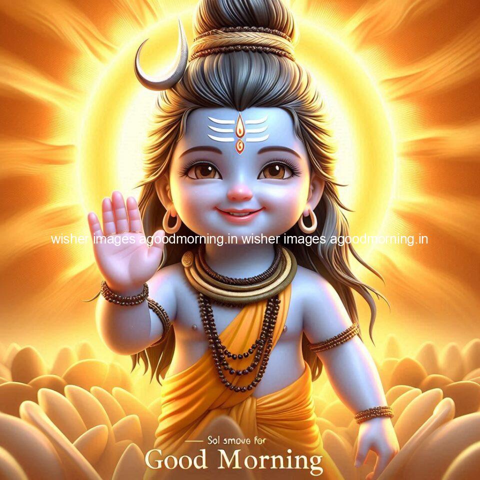 120+ Load shiva Good morning images Free Download & Share 21 load shiva kids good morning shiv images beautiful background behind the shiva sun is placed ()
