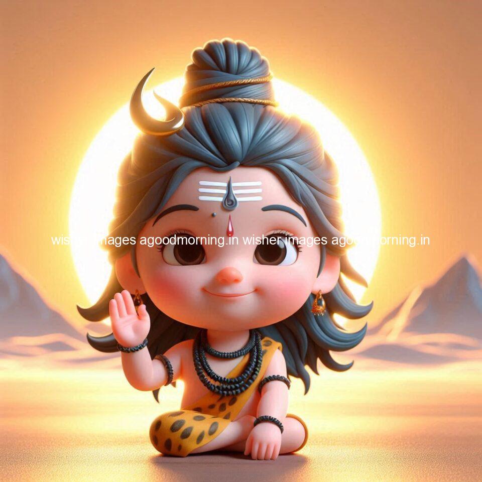 120+ Load shiva Good morning images Free Download & Share 22 load shiva kids good morning shiv images beautiful background behind the shiva sun is placed ()