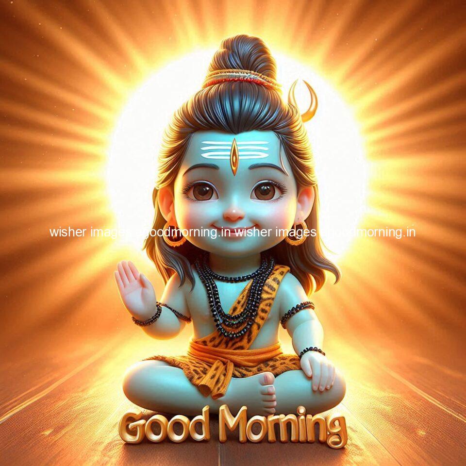 120+ Load shiva Good morning images Free Download & Share 5 load shiva kids good morning shiv images beautiful background behind the shiva sun is placed ()