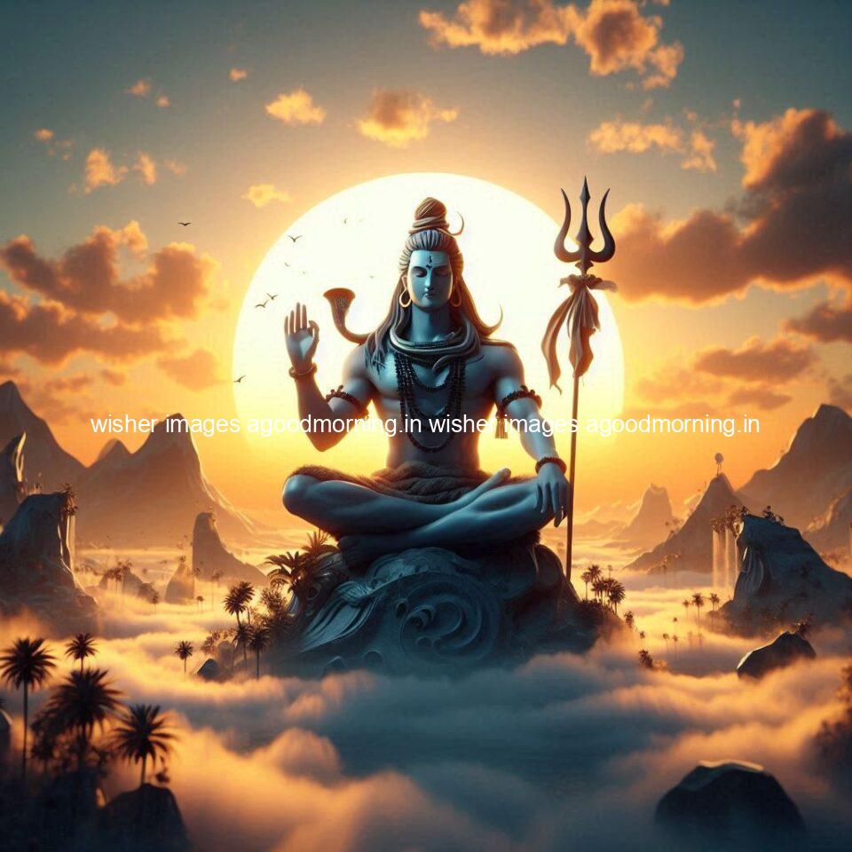 120+ Load shiva Good morning images Free Download & Share 92 load shiva seating in the mountains yoga images good morning images ()