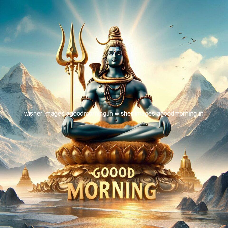 load shiva seating in the mountains yoga images good morning images ()