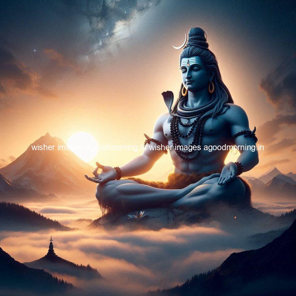 120+ Load shiva Good morning images Free Download & Share 97 load shiva seating in the mountains yoga images good morning images ()