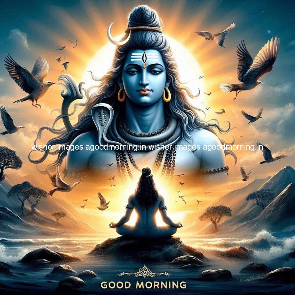 120+ Load shiva Good morning images Free Download & Share 80 load shiva seating in the mountains yoga images good morning images ()