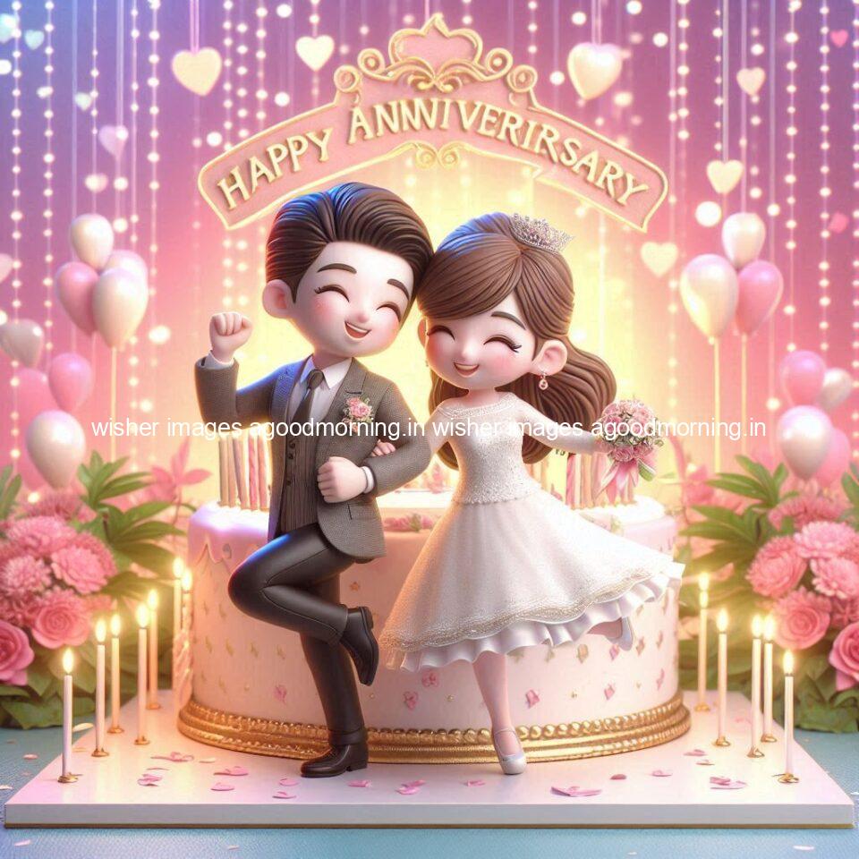 121+ Wedding anniversary wishes for couple Free Download 11 wedding anniversary wishes for couple beautiful cake with couple is enjoy happy anniversary images ()