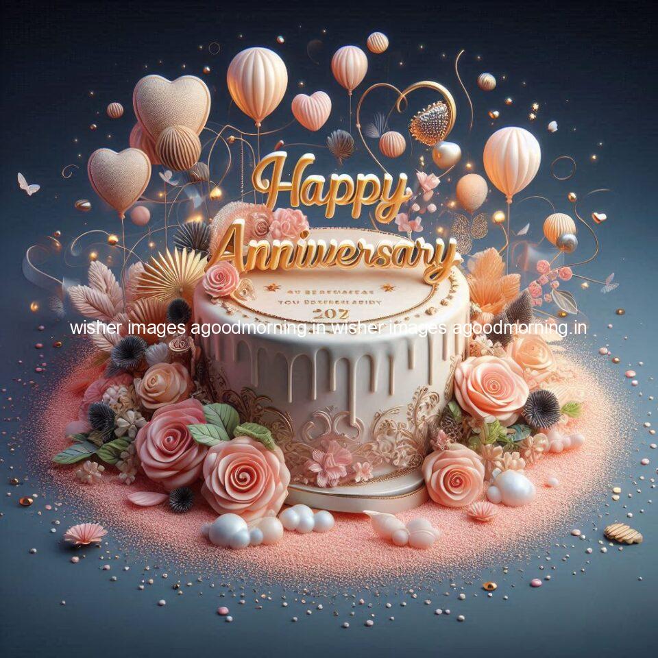 121+ Wedding anniversary wishes for couple Free Download 117 wedding anniversary wishes for couple beautiful cake with couple is enjoy happy anniversary images ()