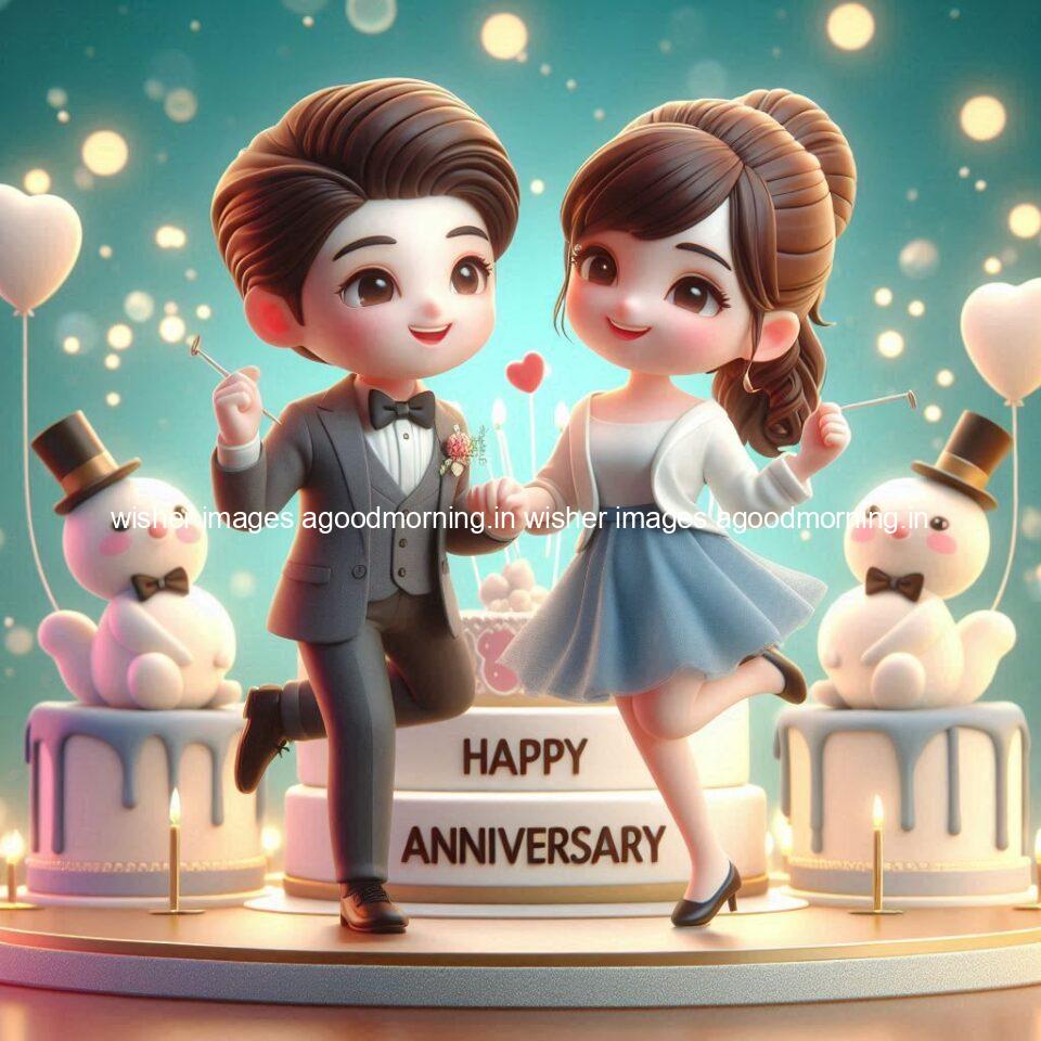 121+ Wedding anniversary wishes for couple Free Download 33 wedding anniversary wishes for couple beautiful cake with couple is enjoy happy anniversary images ()