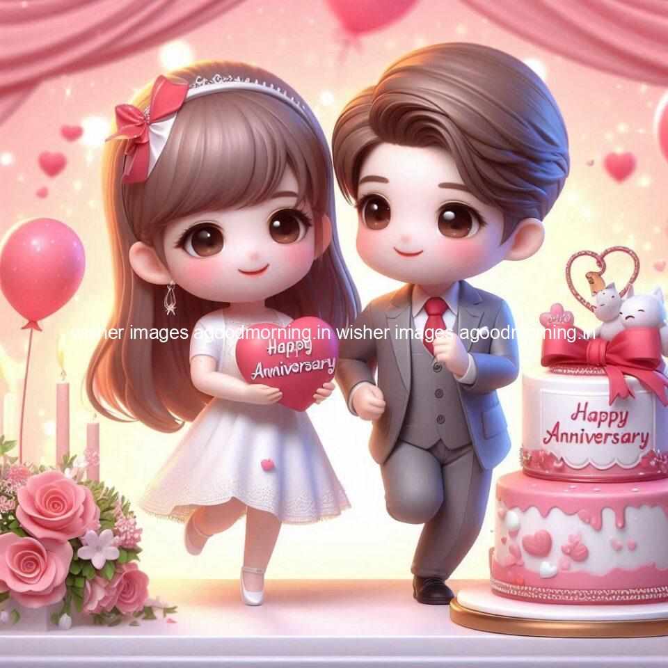 121+ Wedding anniversary wishes for couple Free Download 5 wedding anniversary wishes for couple beautiful cake with couple is enjoy happy anniversary images ()