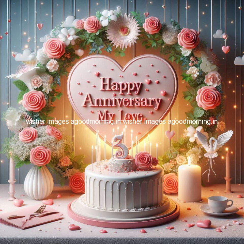 121+ Wedding anniversary wishes for couple Free Download 66 wedding anniversary wishes for couple beautiful cake with couple is enjoy happy anniversary images ()