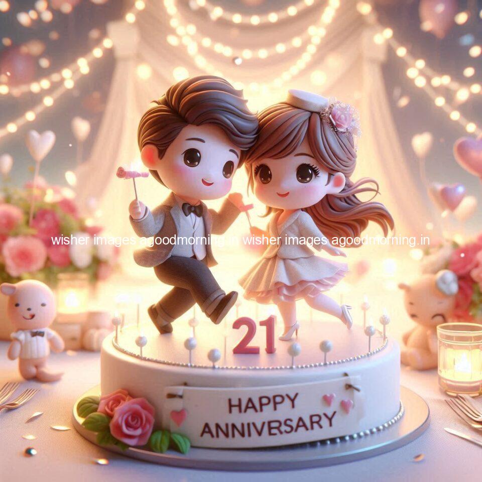121+ Wedding anniversary wishes for couple Free Download 74 wedding anniversary wishes for couple beautiful cake with couple is enjoy happy anniversary images ()