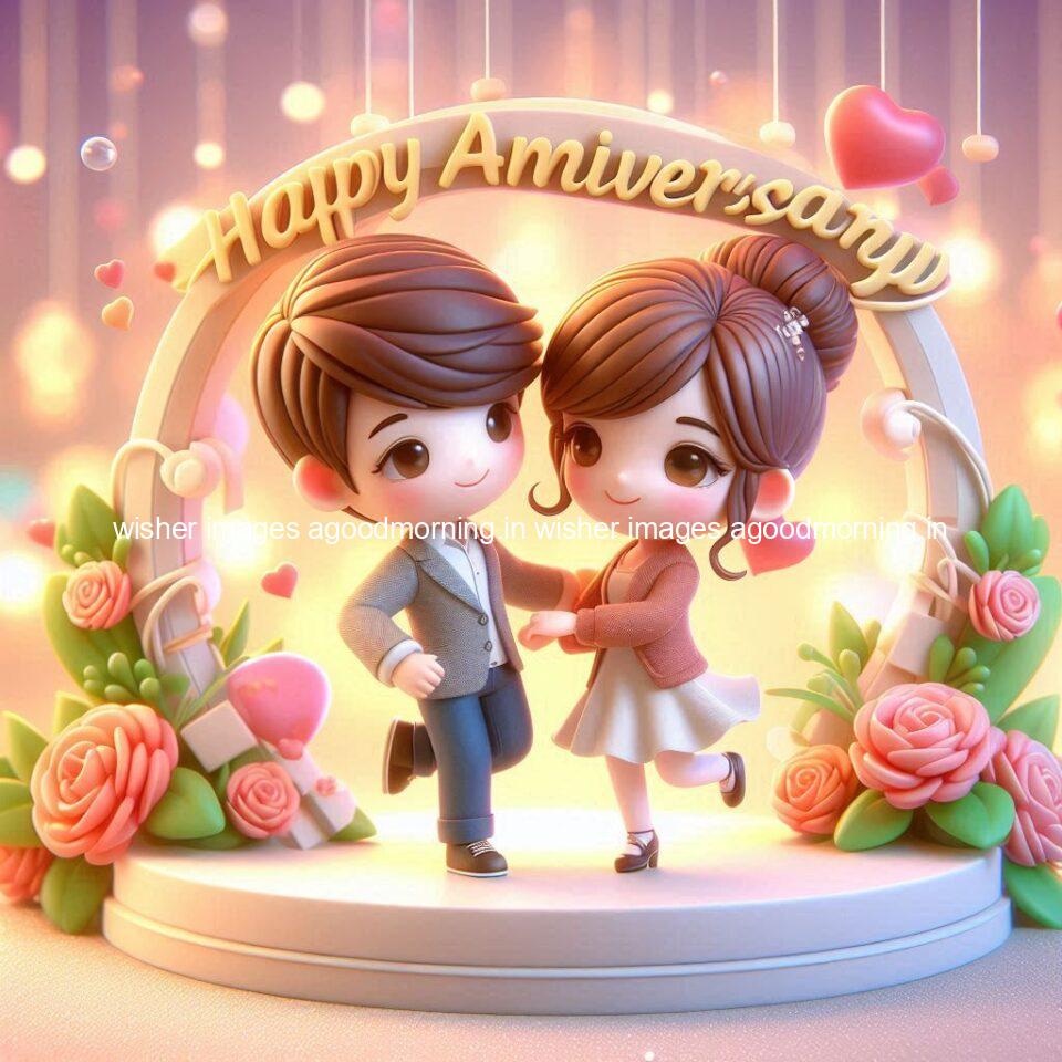 121+ Wedding anniversary wishes for couple Free Download 80 wedding anniversary wishes for couple beautiful cake with couple is enjoy happy anniversary images ()
