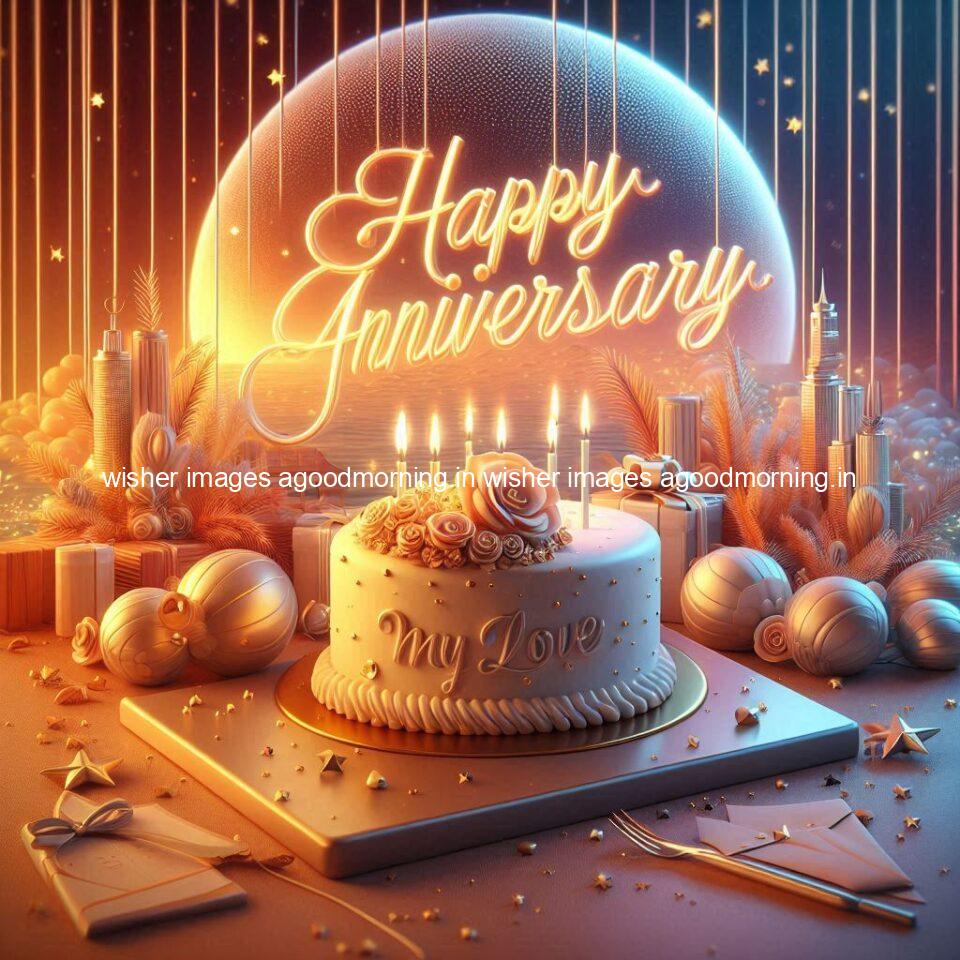 121+ Wedding anniversary wishes for couple Free Download 94 wedding anniversary wishes for couple beautiful cake with couple is enjoy happy anniversary images ()