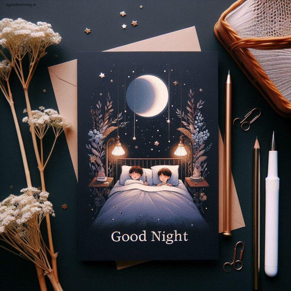 Good night images amazing background and stylish design ()