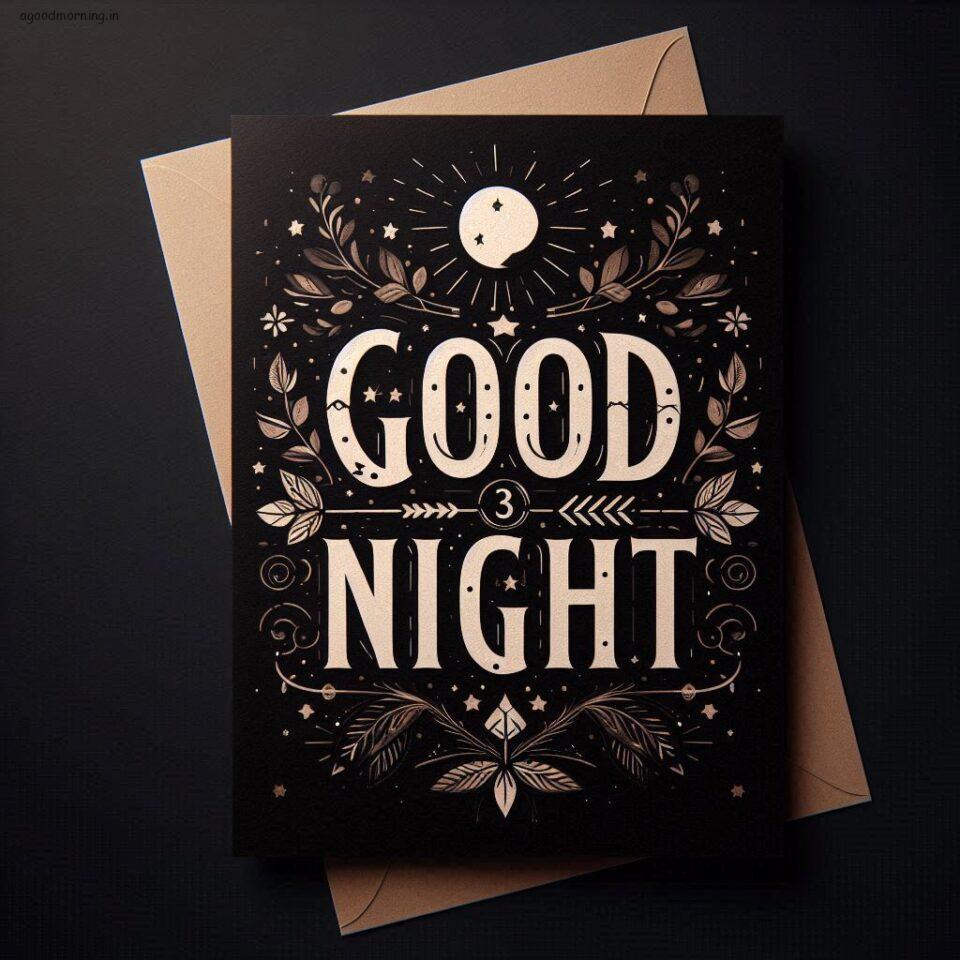 Good night images amazing background and stylish design ()