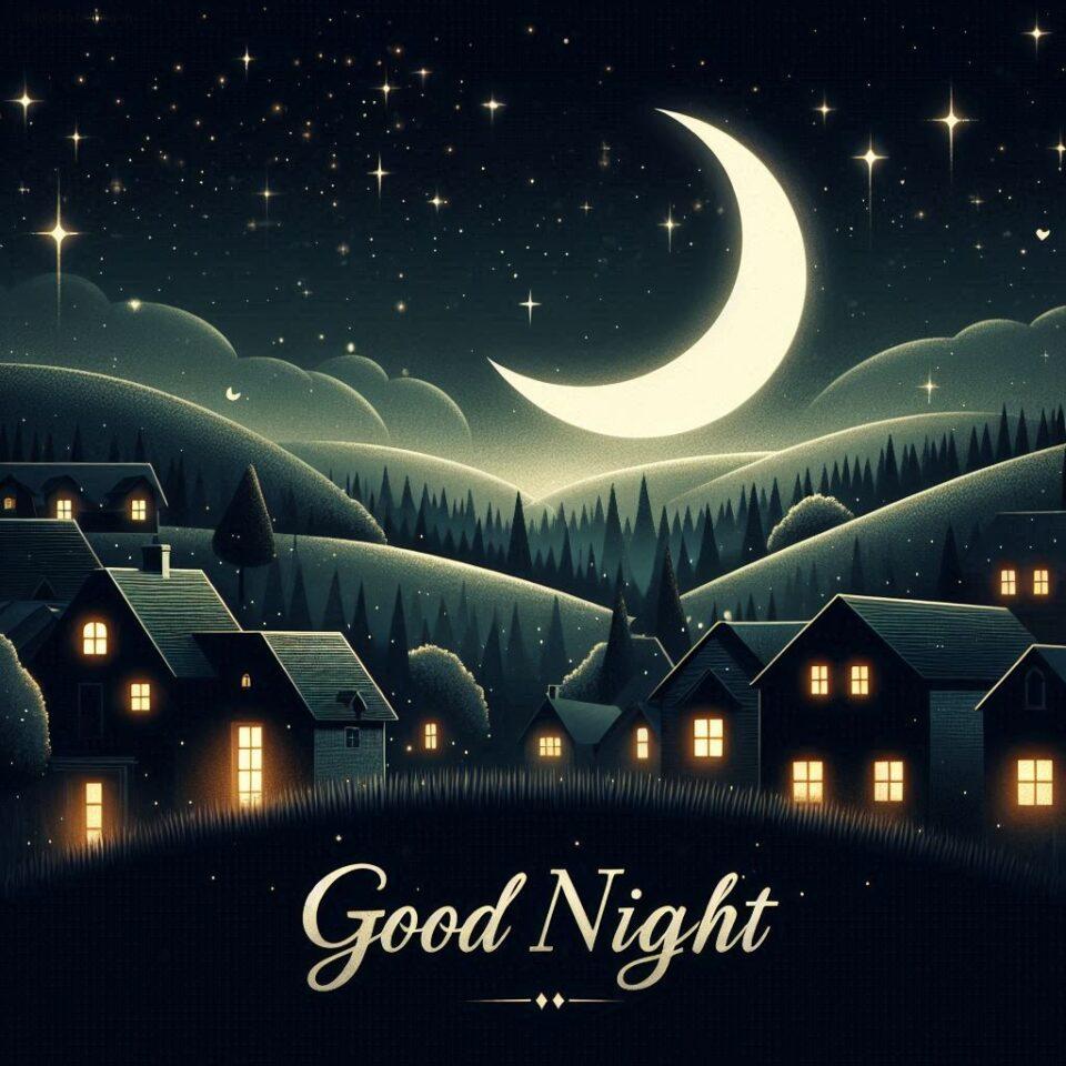 Good night images amazing background and stylish design ()