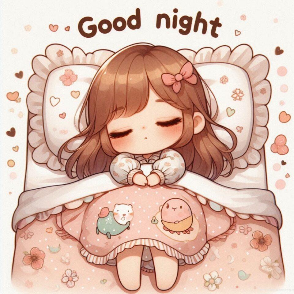 Good night images with sleeping 2024 33 Good night images with sleeping boy and girl sleeping vibes with good night colourful beautiful background ()