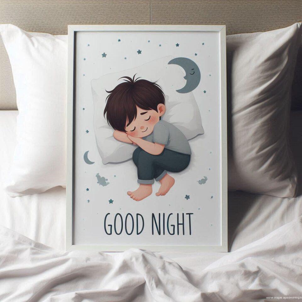 Good night images with sleeping 2024 99 Good night images with sleeping boy and girl sleeping vibes with good night colourful beautiful background ()