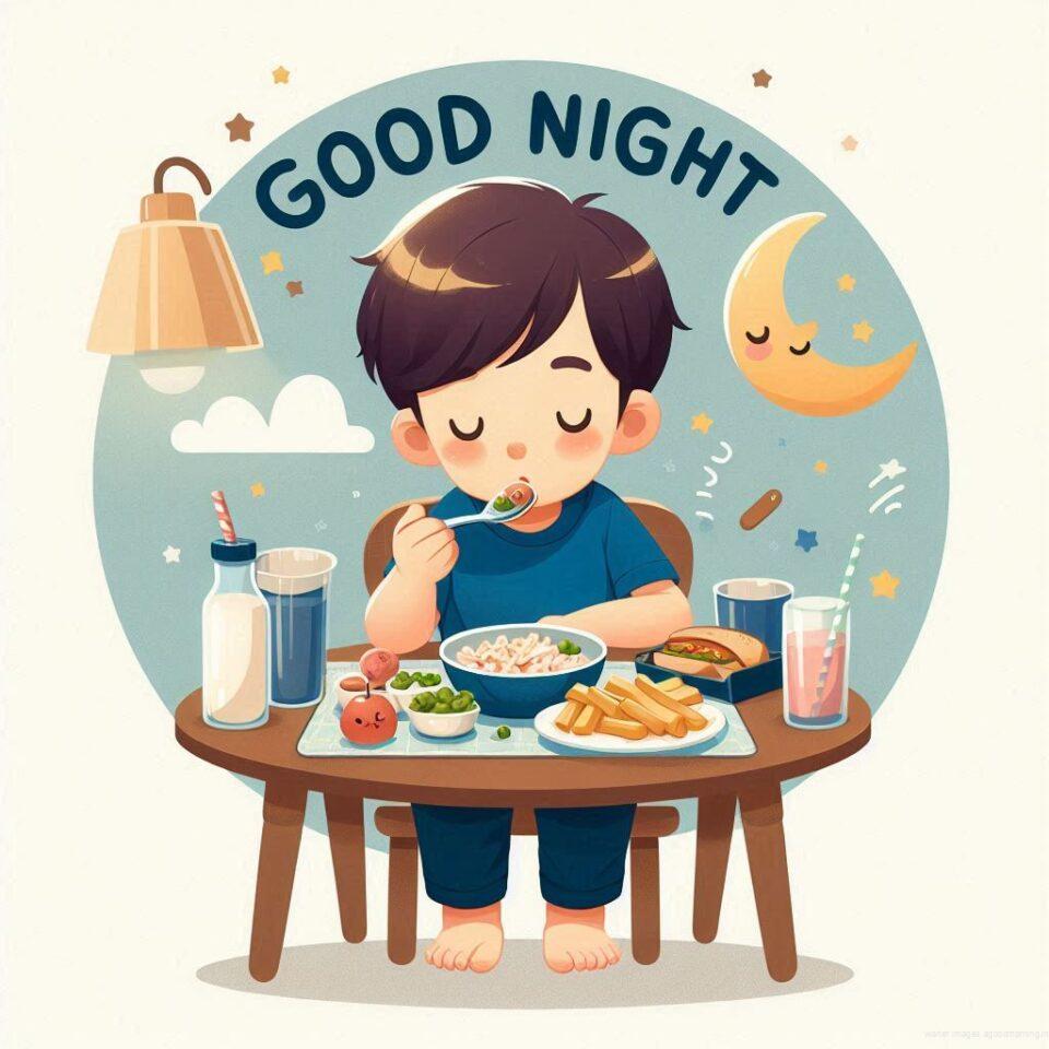 Good night images with sleeping 2024 57 Good night images with sleeping boy and girl sleeping vibes with good night colourful beautiful background ()