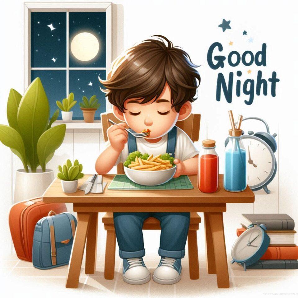 Good night images with sleeping 2024 61 Good night images with sleeping boy and girl sleeping vibes with good night colourful beautiful background ()
