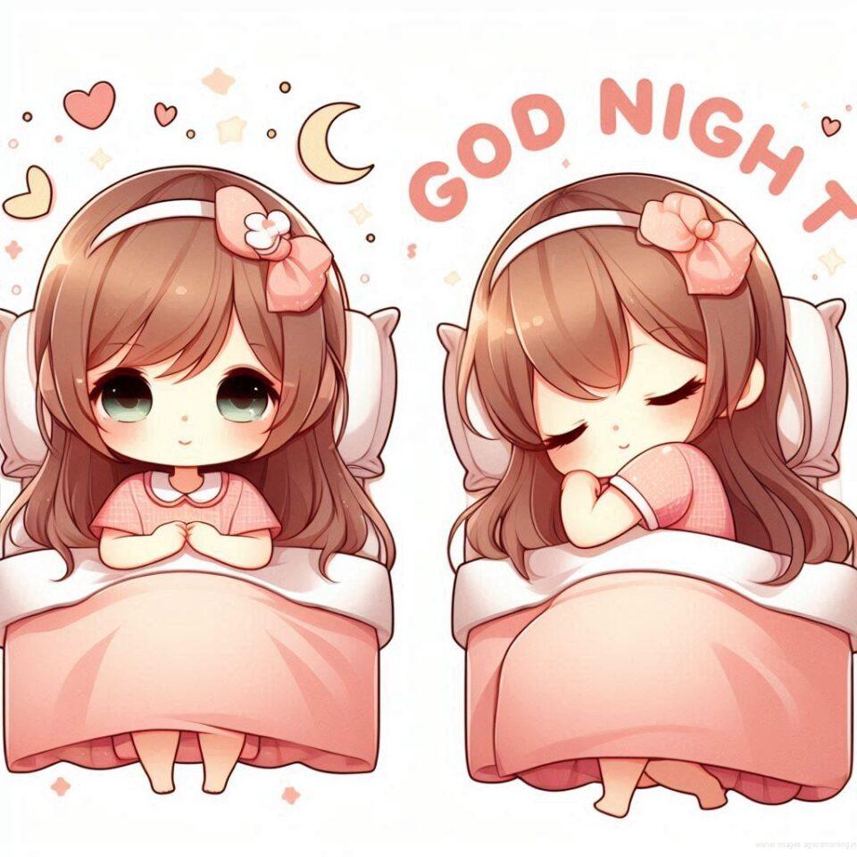 Good night images with sleeping 2024 3 Good night images with sleeping boy and girl sleeping vibes with good night colourful beautiful background ()