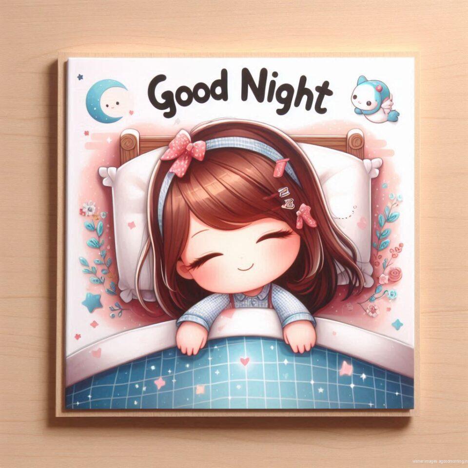 Good night images with sleeping 2024 15 Good night images with sleeping boy and girl sleeping vibes with good night colourful beautiful background ()