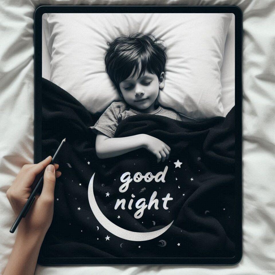 Good night images with sleeping 2024 105 Good night images with sleeping boy and girl sleeping vibes with good night colourful beautiful background ()