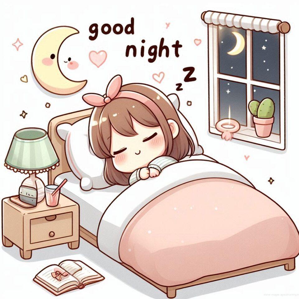 Good night images with sleeping 2024 32 Good night images with sleeping boy and girl sleeping vibes with good night colourful beautiful background ()