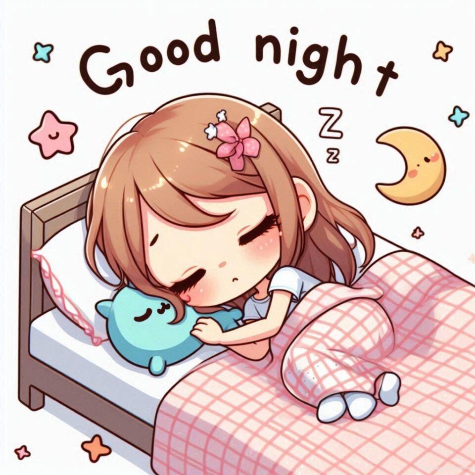 Good night images with sleeping 2024 23 Good night images with sleeping boy and girl sleeping vibes with good night colourful beautiful background ()