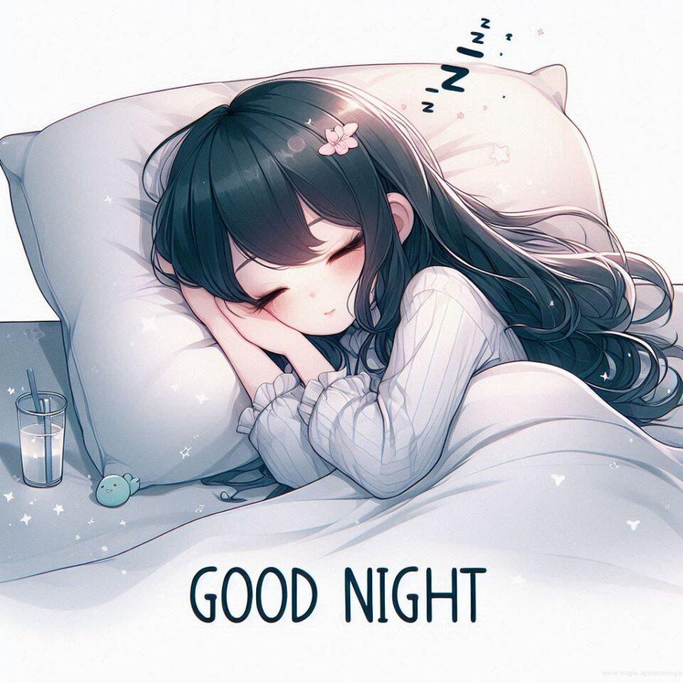 Good night images with sleeping 2024 75 Good night images with sleeping boy and girl sleeping vibes with good night colourful beautiful background ()