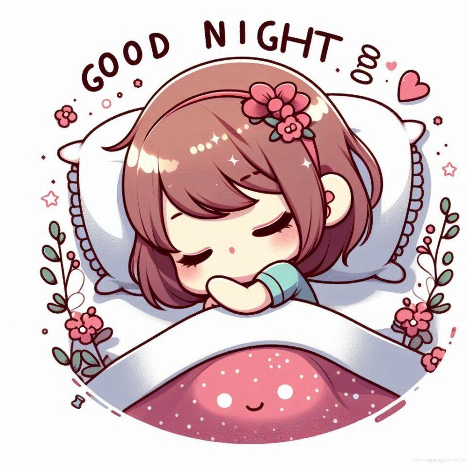 Good night images with sleeping 2024 5 Good night images with sleeping boy and girl sleeping vibes with good night colourful beautiful background ()