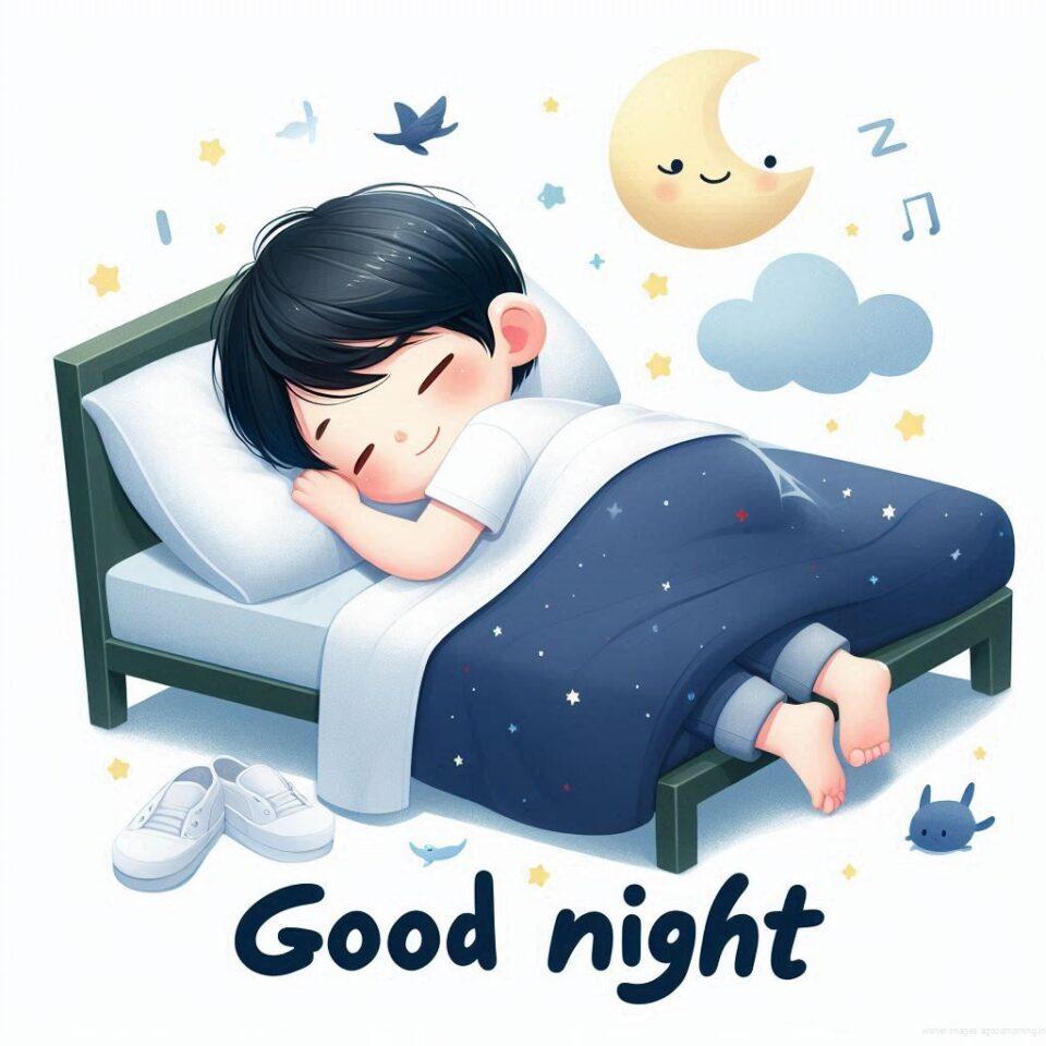 Good night images with sleeping 2024 82 Good night images with sleeping boy and girl sleeping vibes with good night colourful beautiful background ()