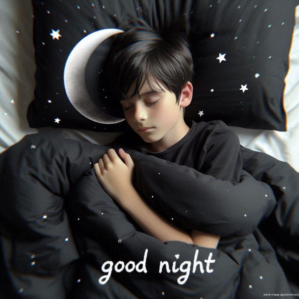 Good night images with sleeping 2024 106 Good night images with sleeping boy and girl sleeping vibes with good night colourful beautiful background ()