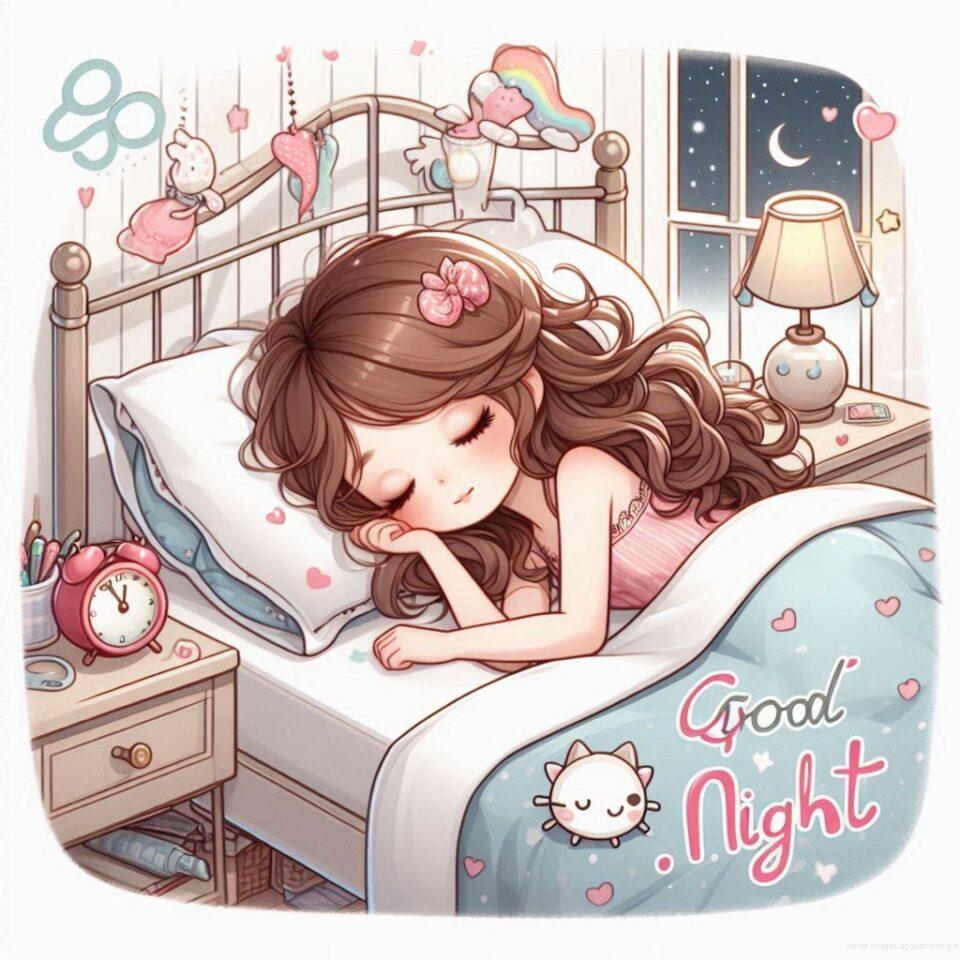 Good night images with sleeping 2024 72 Good night images with sleeping boy and girl sleeping vibes with good night colourful beautiful background ()