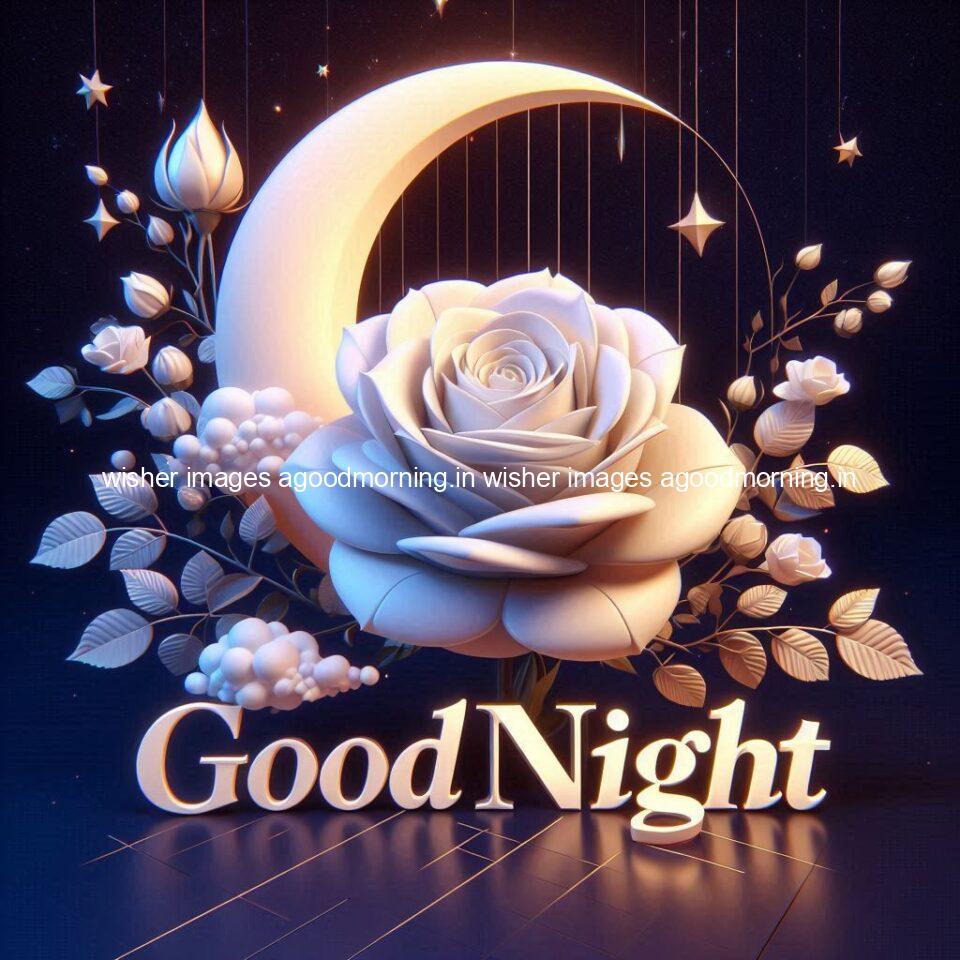 Good night rose love images beautiful good night flower beautiful background night vibes ()