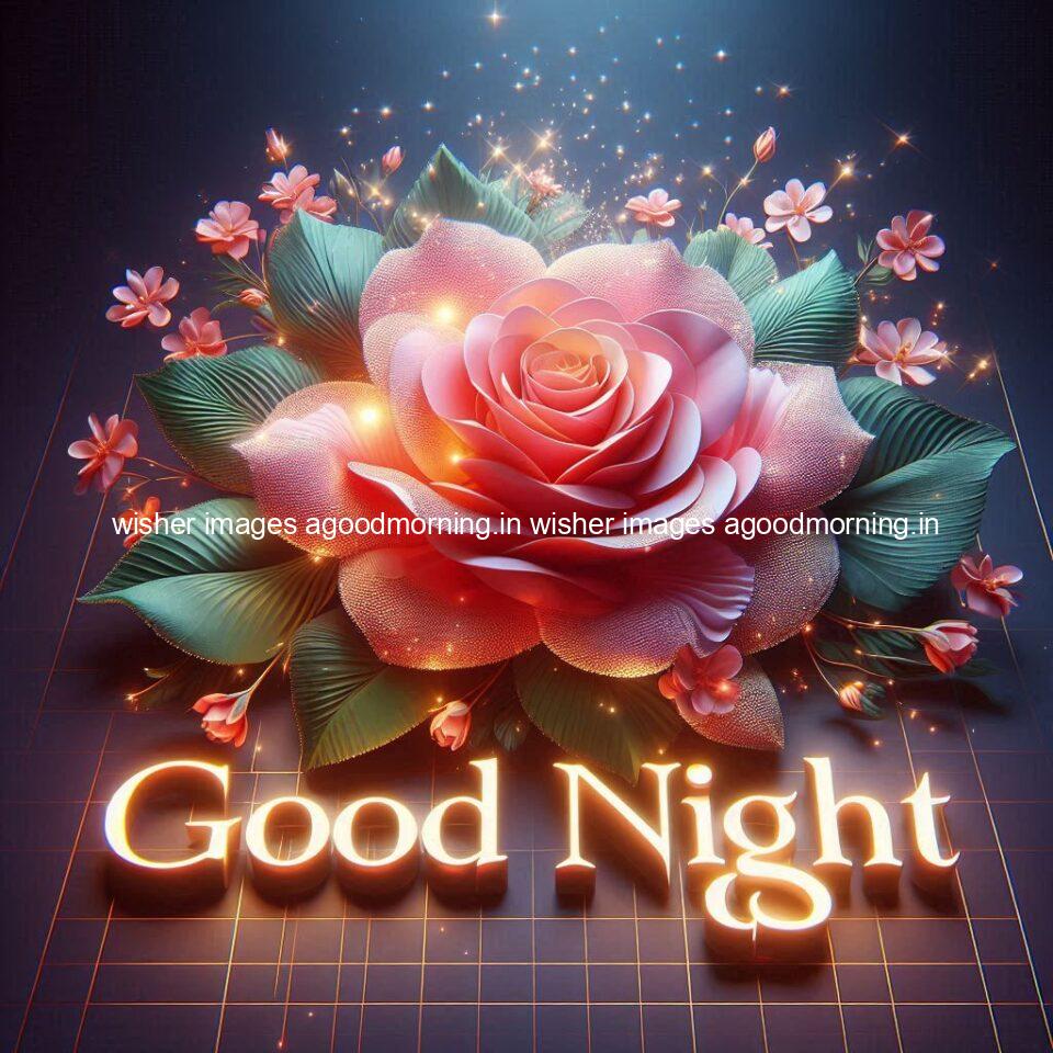 Good night rose love images beautiful good night flower beautiful background night vibes ()