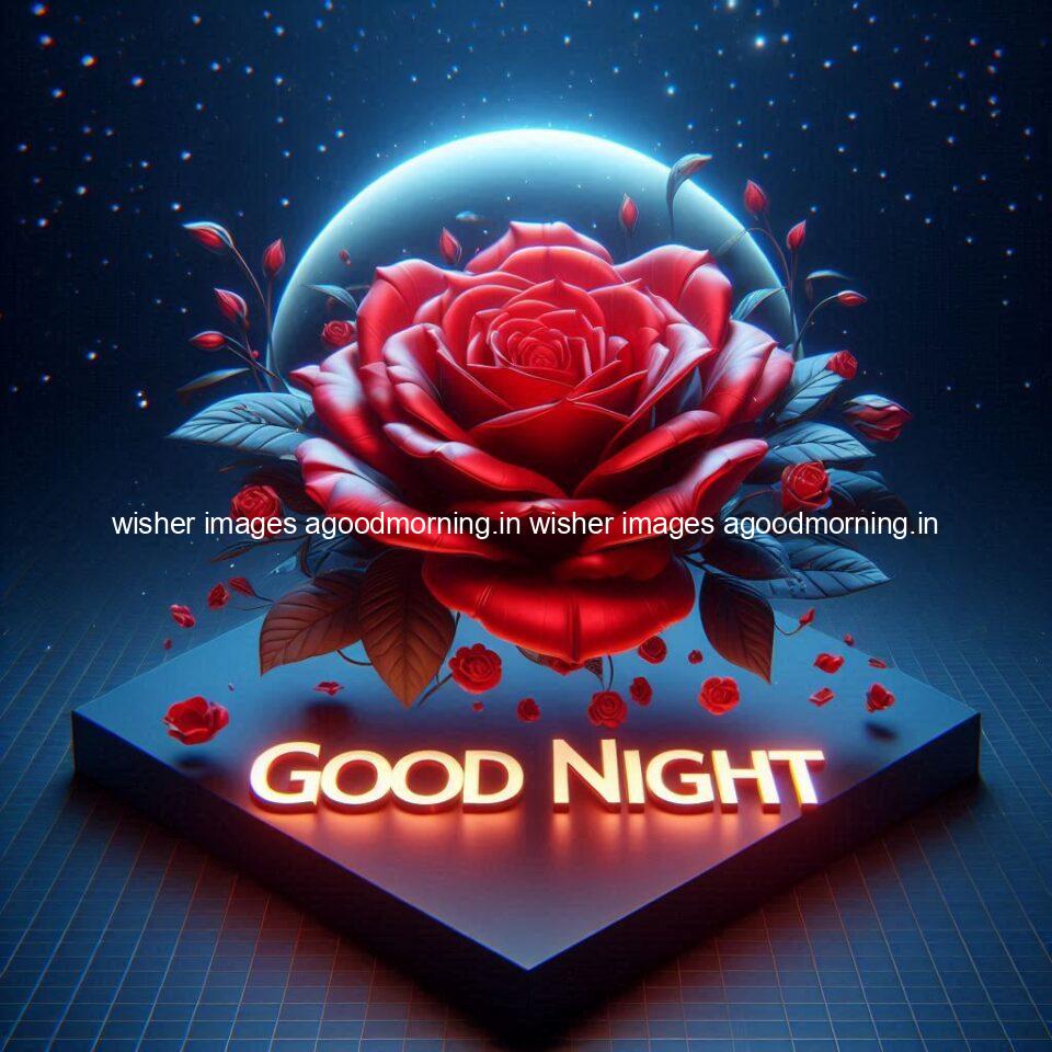 Good night rose love images beautiful good night flower beautiful background night vibes ()