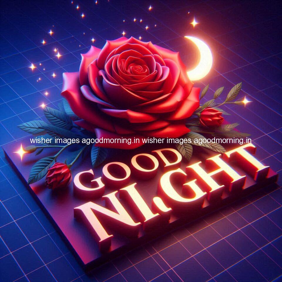 Good night rose love images beautiful good night flower beautiful background night vibes ()