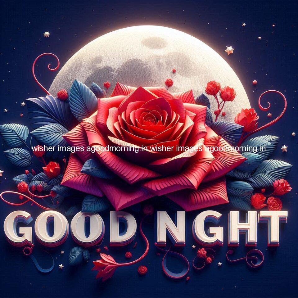 Good night rose love images beautiful good night flower beautiful background night vibes ()