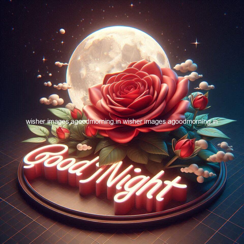 Good night rose love images beautiful good night flower beautiful background night vibes ()