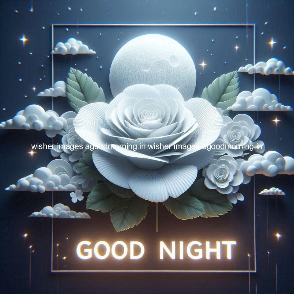 Good night rose love images beautiful good night flower beautiful background night vibes ()