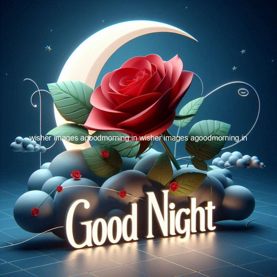 Good night rose love images beautiful good night flower beautiful background night vibes ()