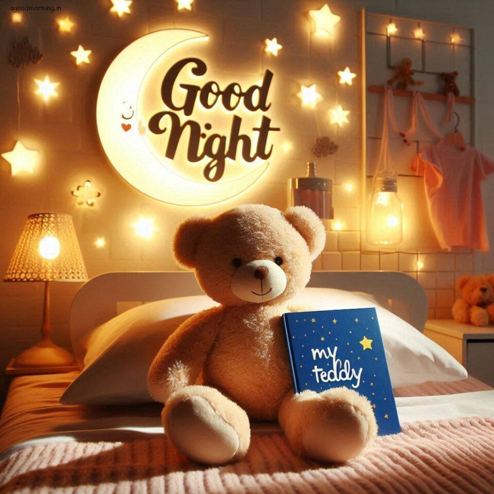 Good-night-teddy-bear-with-night-vibes-with-amazing-background-beautiful-light-setup-with-good-night-images_103-960x960 150 Good Night Teddy Bear Download Now