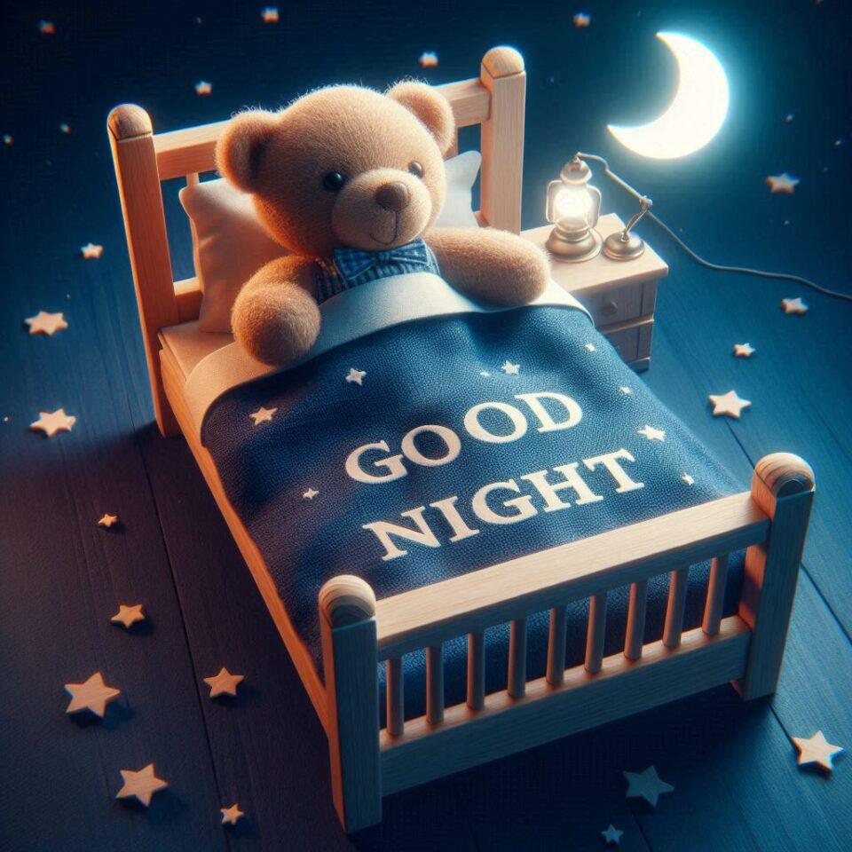 150 Good Night Teddy Bear Download Now 47 Good night teddy bear with night vibes with amazing background beautiful light setup with good night images ()