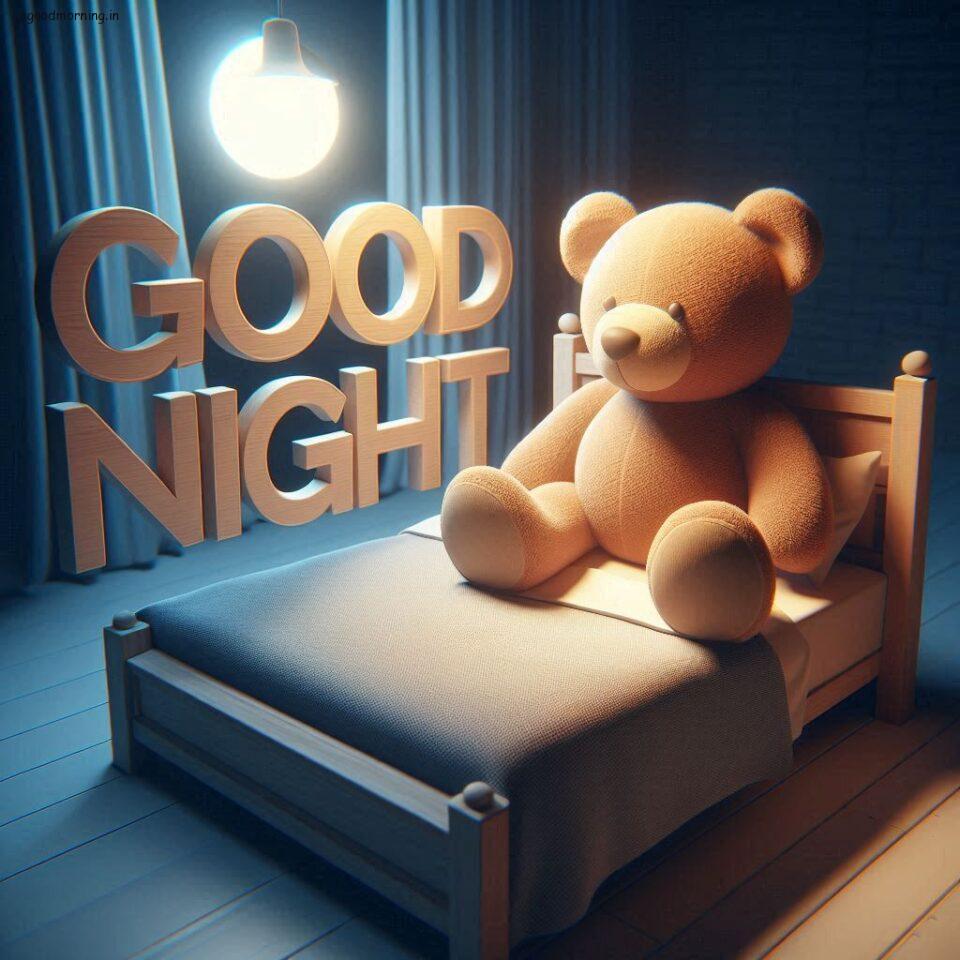 150 Good Night Teddy Bear Download Now 93 Good night teddy bear with night vibes with amazing background beautiful light setup with good night images ()