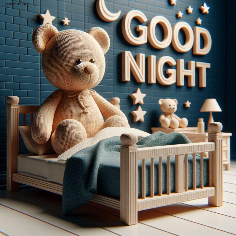 150 Good Night Teddy Bear Download Now 62 Good night teddy bear with night vibes with amazing background beautiful light setup with good night images ()