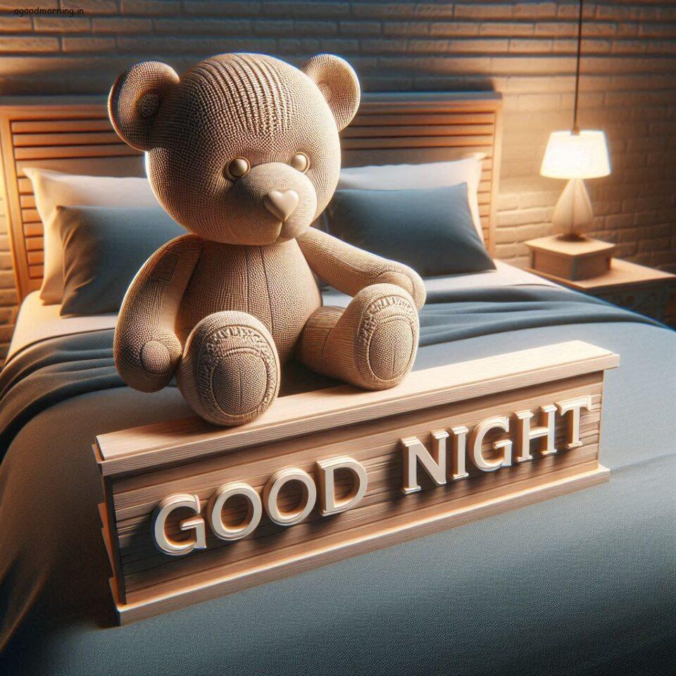 150 Good Night Teddy Bear Download Now 89 Good night teddy bear with night vibes with amazing background beautiful light setup with good night images ()