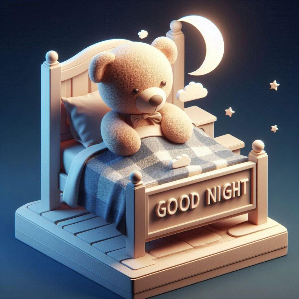 150 Good Night Teddy Bear Download Now 63 Good night teddy bear with night vibes with amazing background beautiful light setup with good night images ()