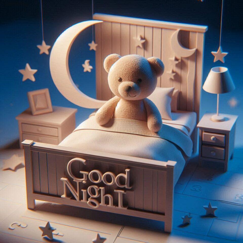 150 Good Night Teddy Bear Download Now 100 Good night teddy bear with night vibes with amazing background beautiful light setup with good night images ()
