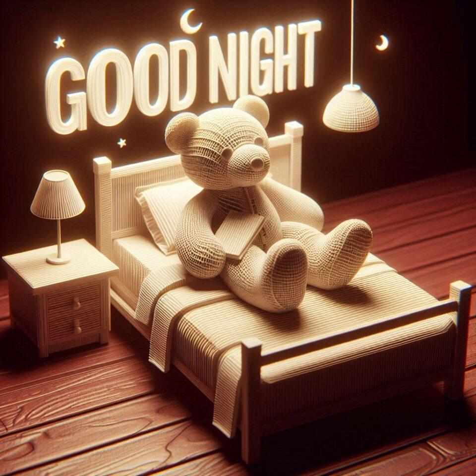 150 Good Night Teddy Bear Download Now 60 Good night teddy bear with night vibes with amazing background beautiful light setup with good night images ()